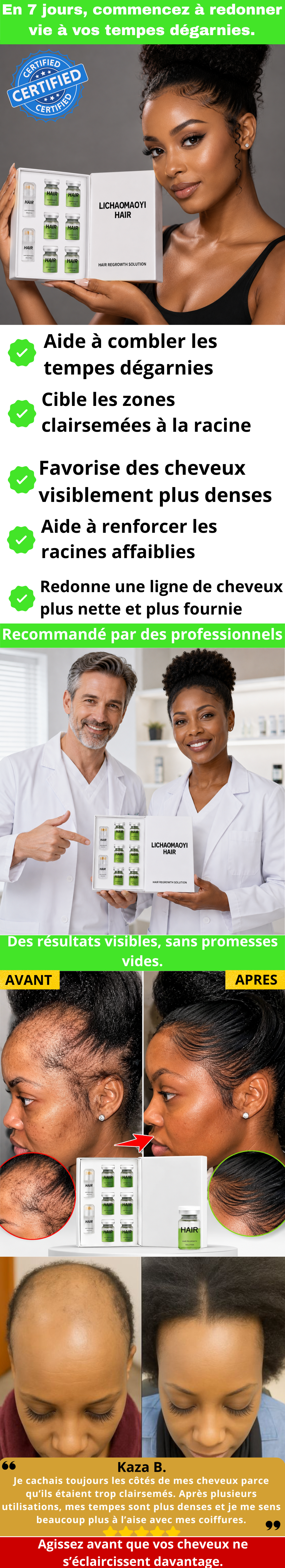 Kit de Micro Infusion Capillaire (MICRONEEDLE HAIR)