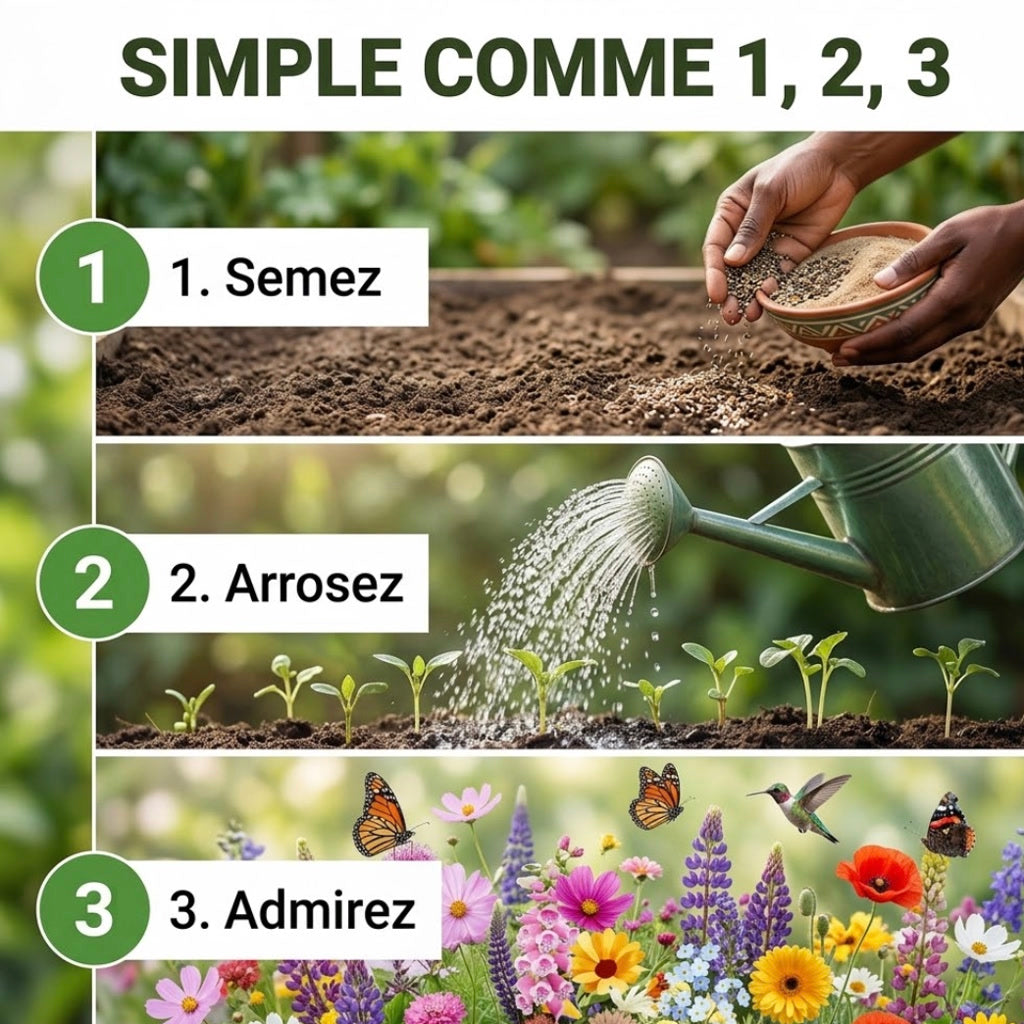Mélange Fleurs Sauvages Groundio – Une maison fleurie, plus de 25 000 graines