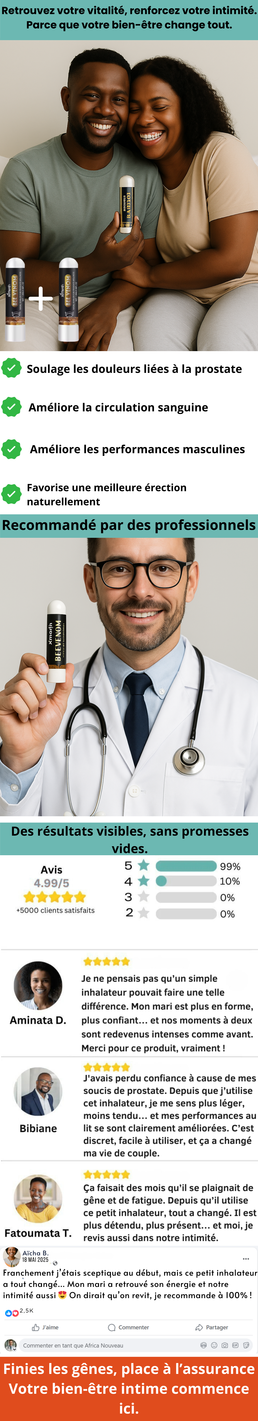 Inhaleur Prostate au Venin d'Abeille | Retrouvez une érection en 3 minutes!