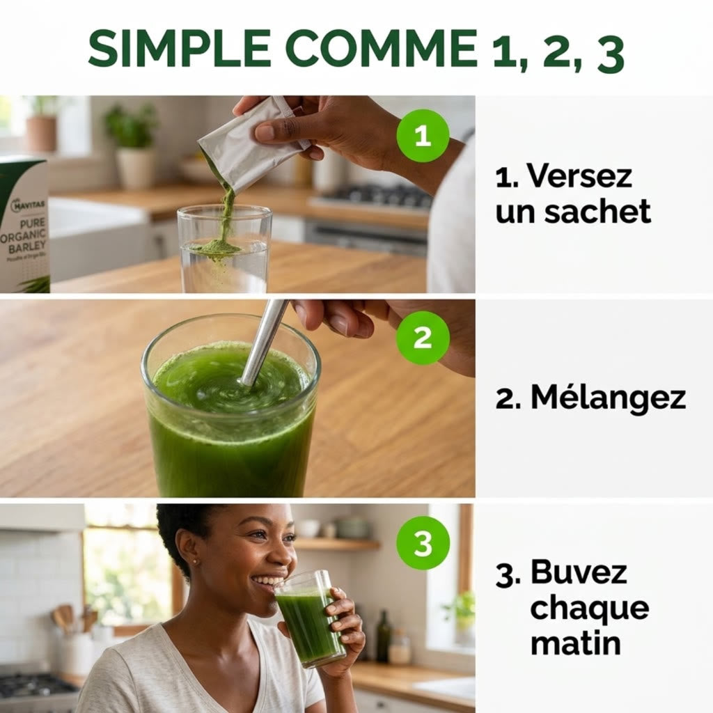 Navitas Orge Verte Bio – Fini le ventre lourd et gonflé après les repas
